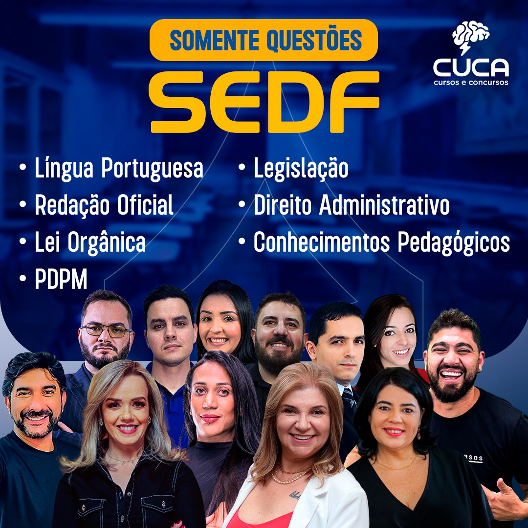 Secretaria de Educação DF – Exercícios Online