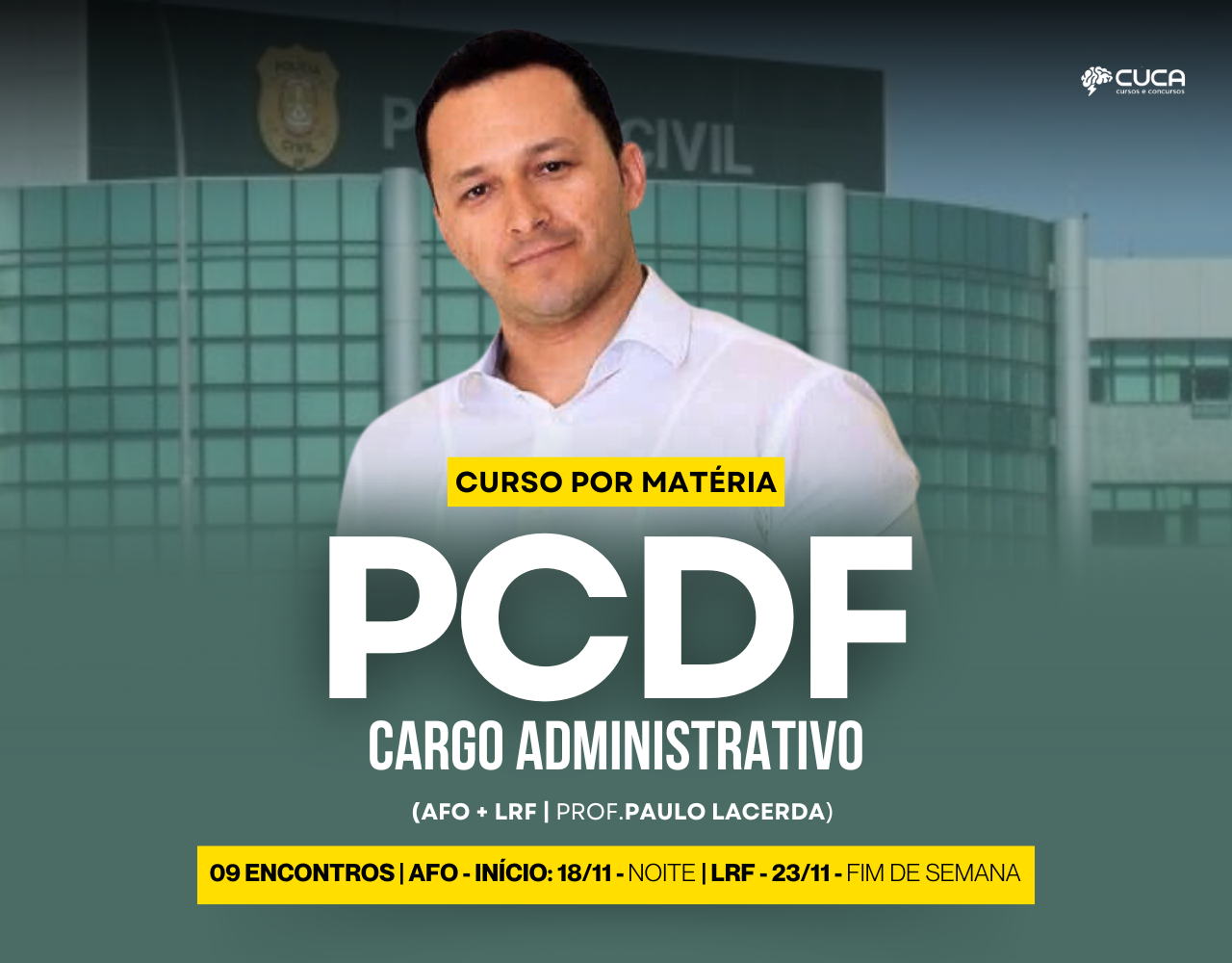 Curso de AFO+LRF -PCDF-Administrativo