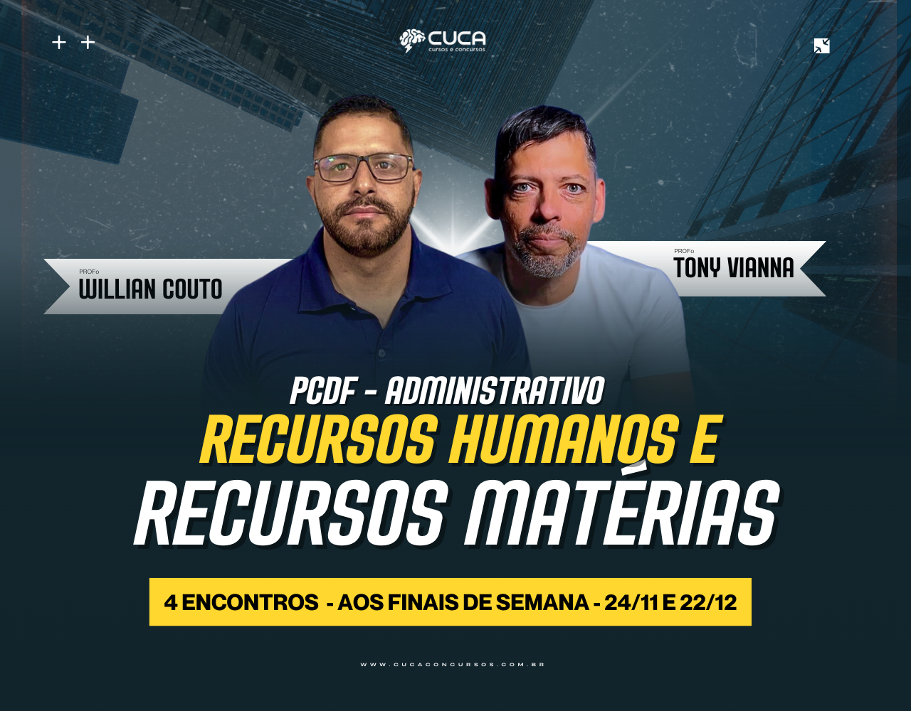 Curso de Recursos de Materiais e Recursos Humanos em exercícios